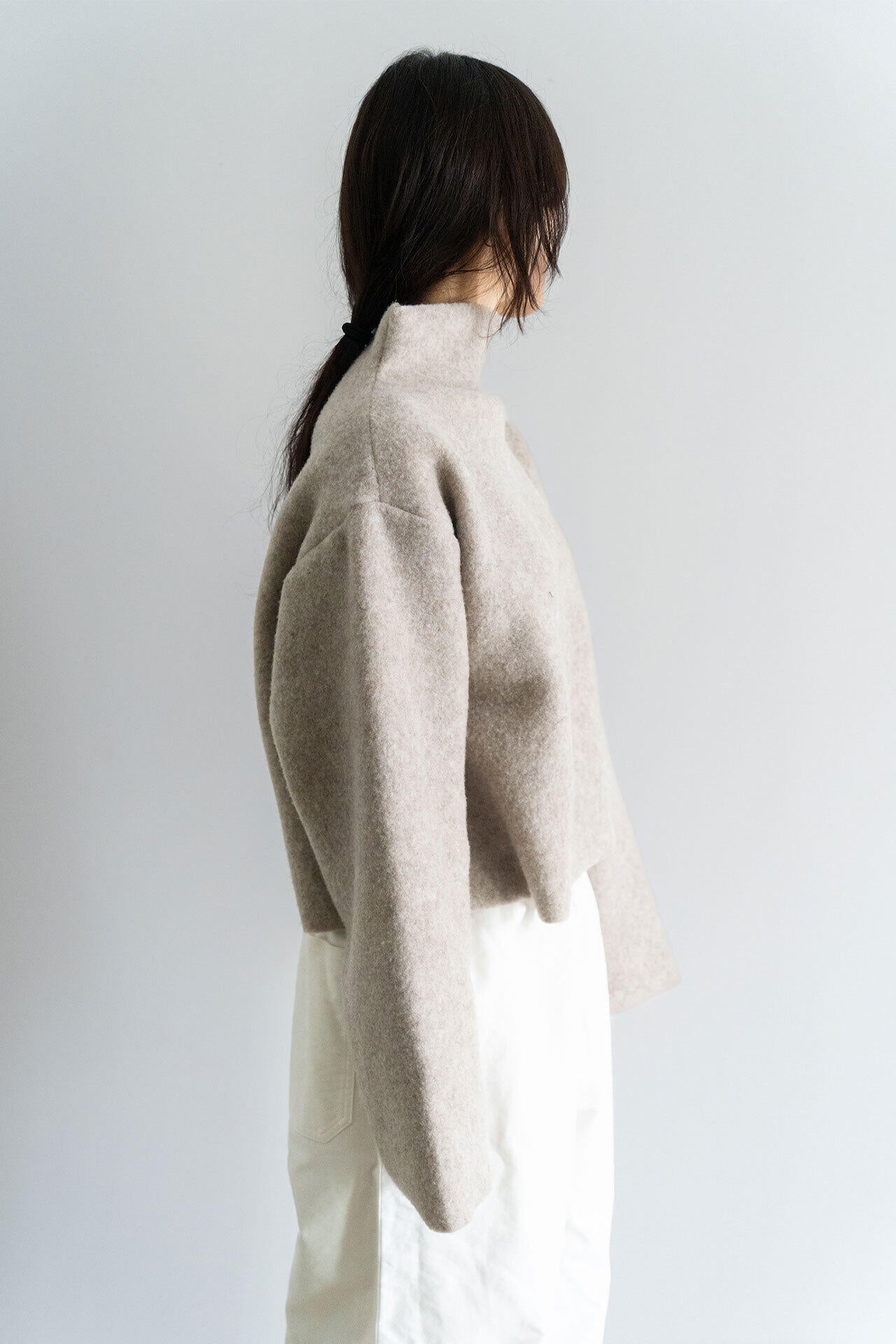 ［別注］quitan / WOOL BOTTLENECK KNIT