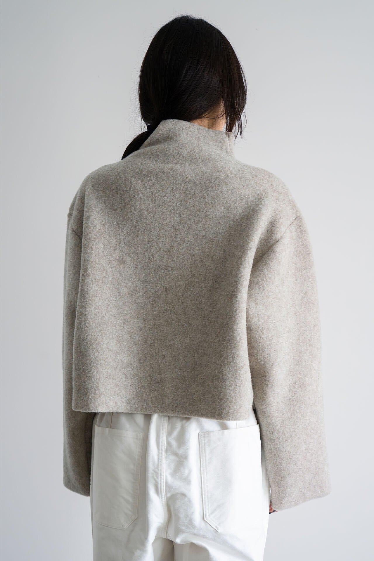 ［別注］quitan / WOOL BOTTLENECK KNIT