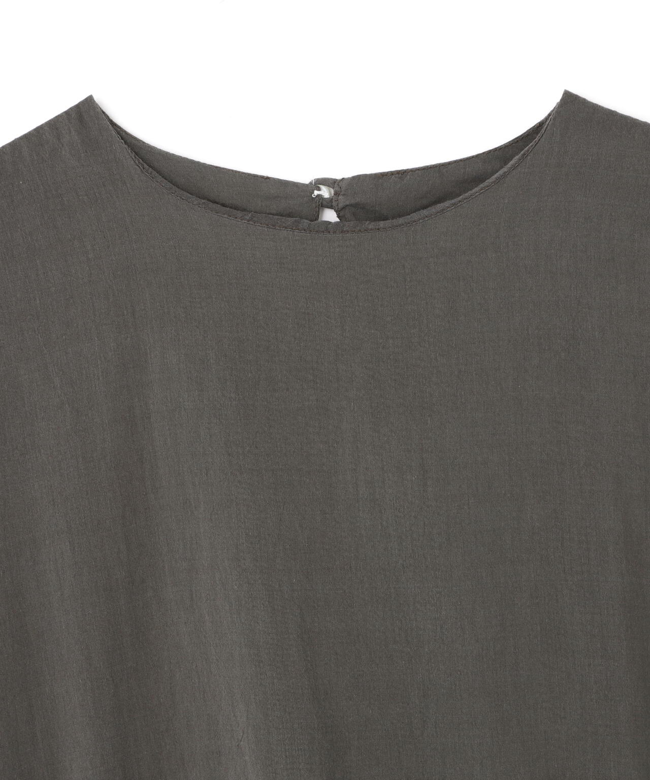 quitan / KHADI COTTON SILK SQUEESED TIRED DRESS