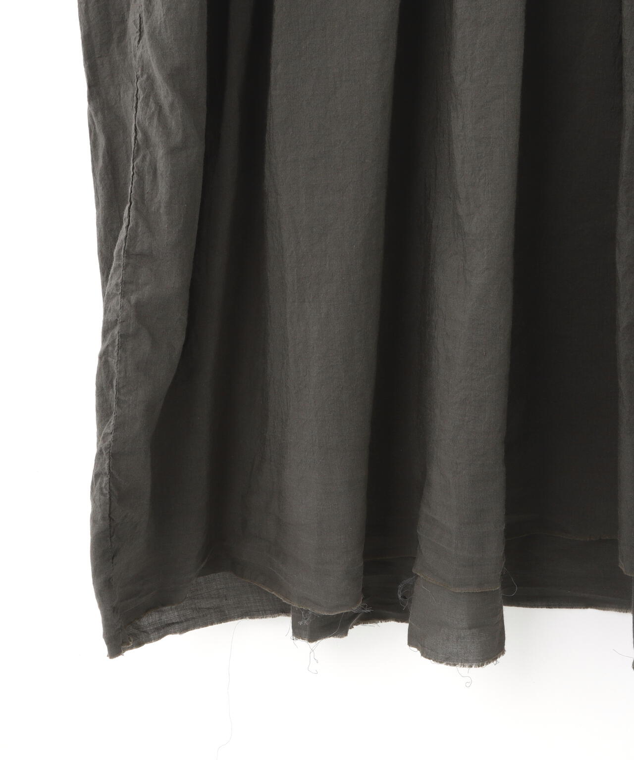 quitan / KHADI COTTON SILK SQUEESED TIRED DRESS