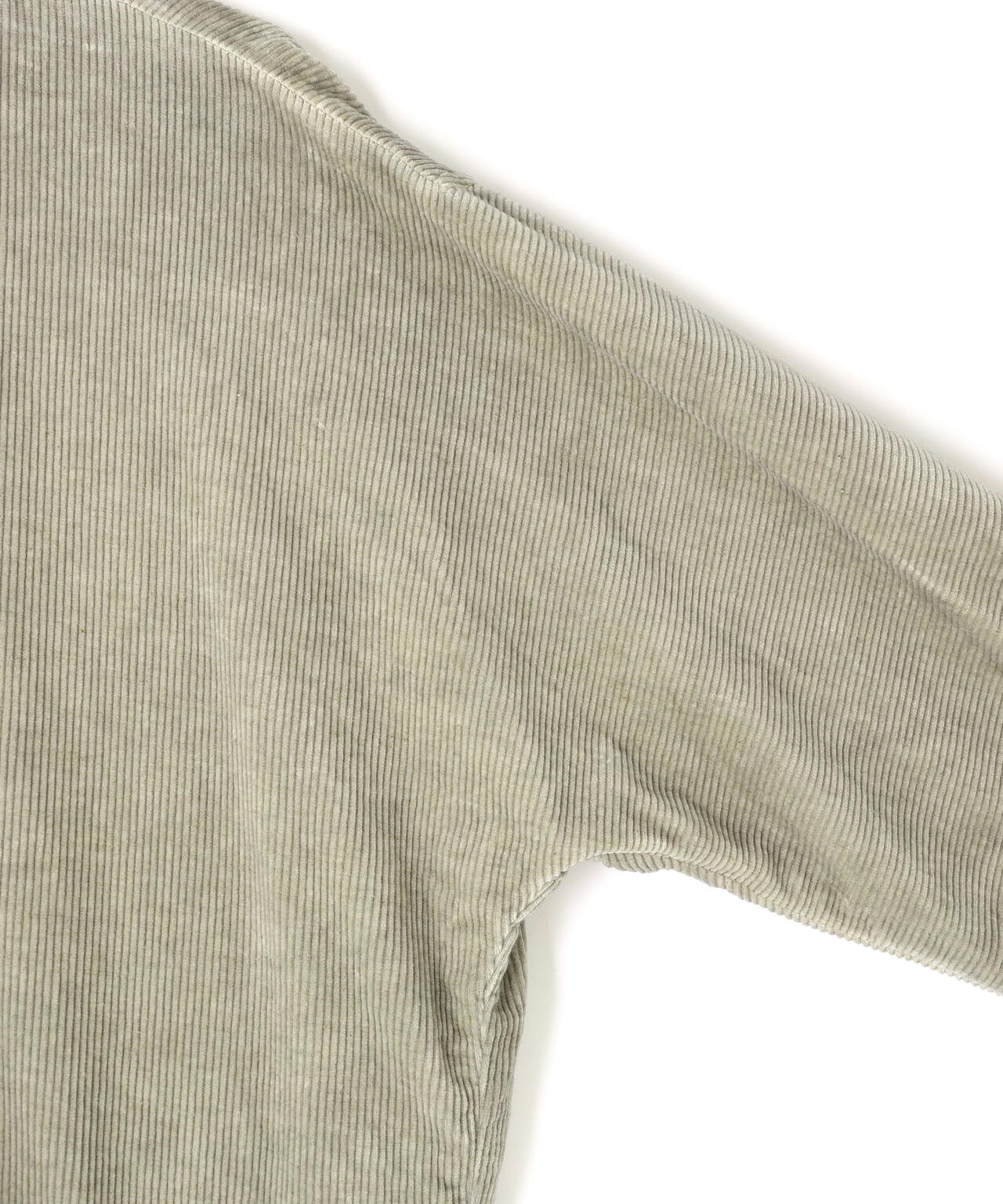 quitan / COTTON LINEN CORDUROY WIDE REGULAR COLLAR SHIRT SUIBOKU