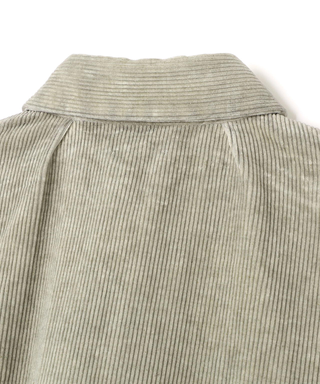 quitan / COTTON LINEN CORDUROY WIDE REGULAR COLLAR SHIRT SUIBOKU