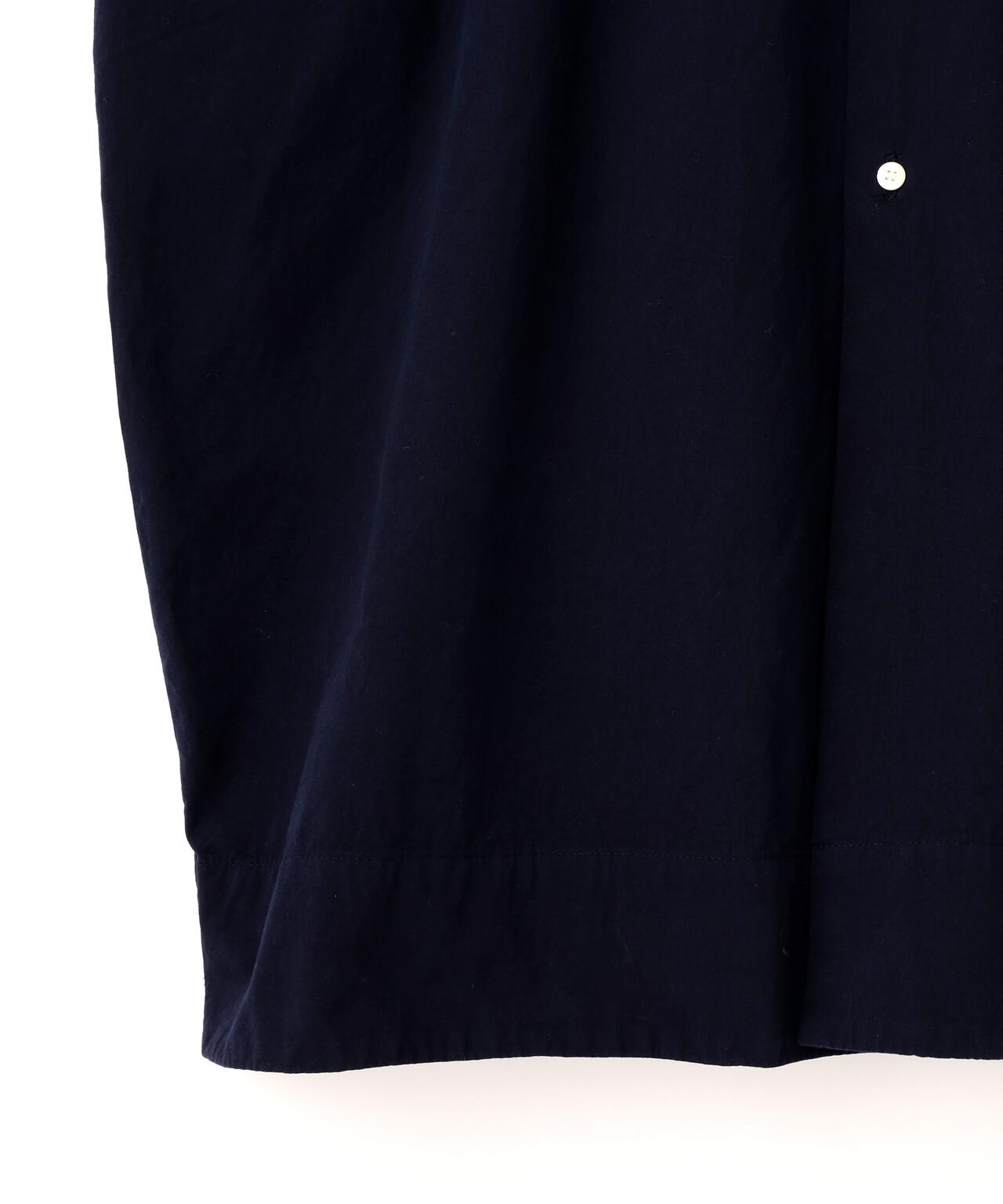 quitan / COTTON WEATHER CLOTH BALLOON SHIRT DRESS