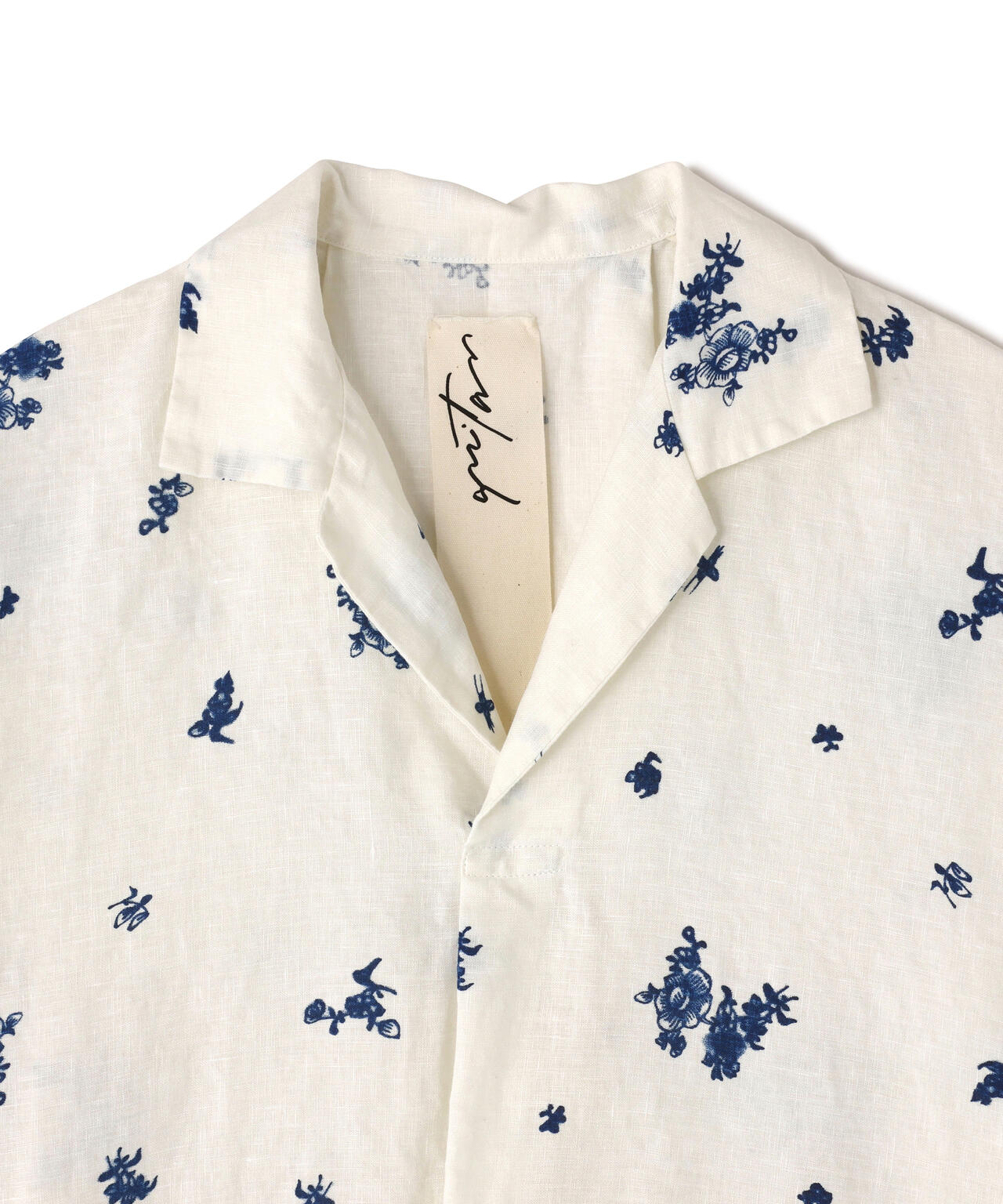 [別注]quitan / LINEN CANVAS MARINIÈRE BLOUSE
