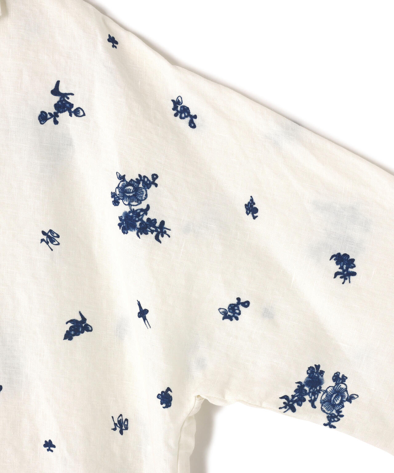 [別注]quitan / LINEN CANVAS MARINIÈRE BLOUSE