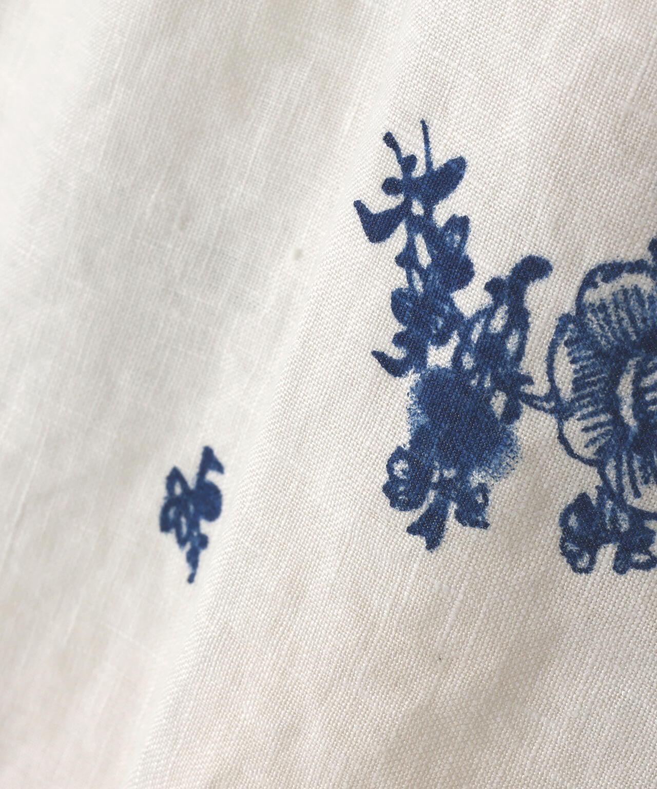 [別注]quitan / LINEN CANVAS MARINIÈRE BLOUSE