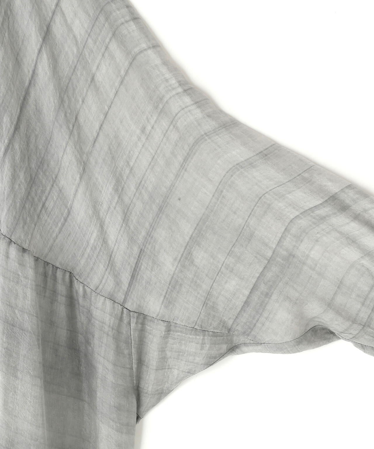 quitan /  SILK KHADI AO DAI LONG BAND COLLAR SHIRT