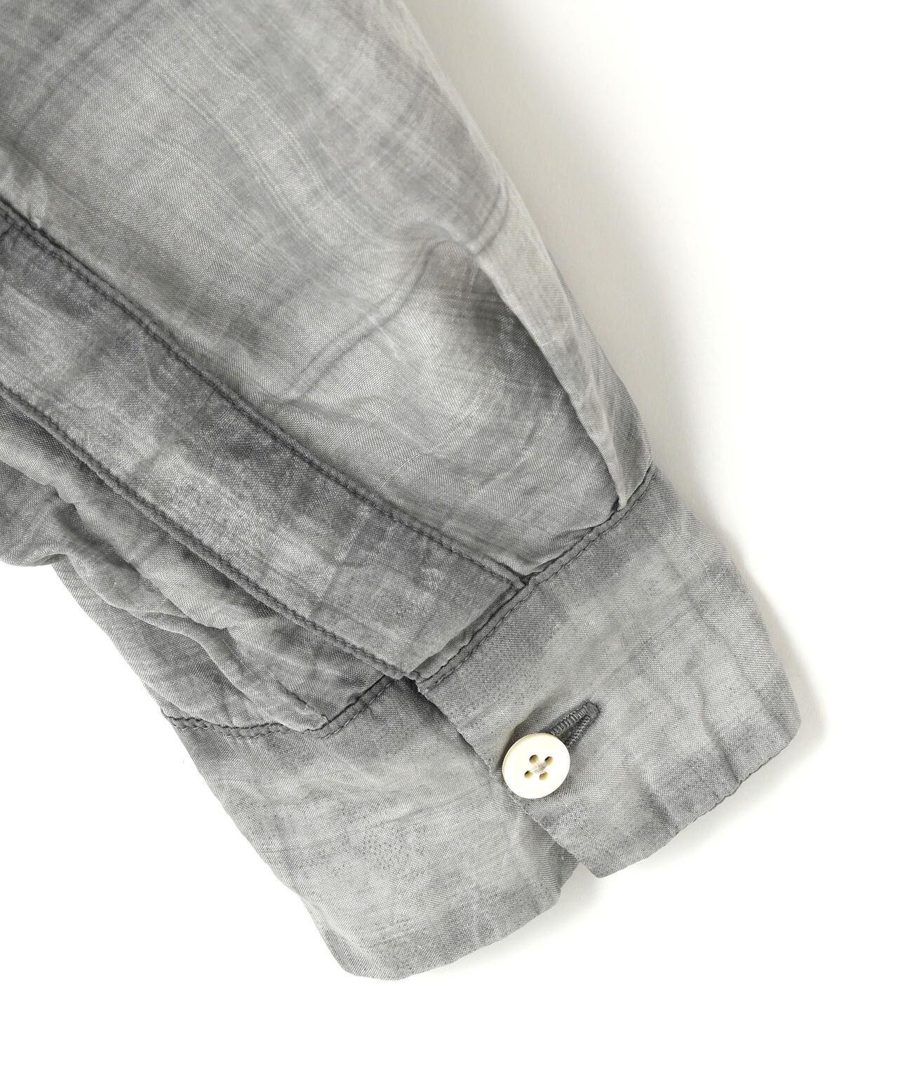 quitan /  SILK KHADI AO DAI LONG BAND COLLAR SHIRT