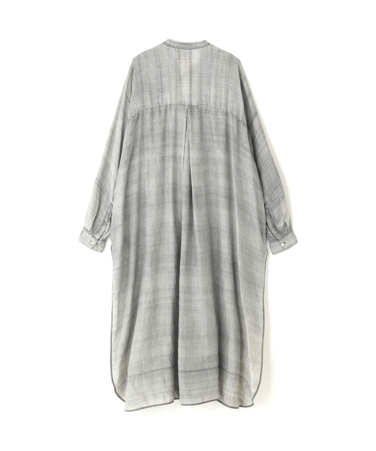 quitan /  SILK KHADI AO DAI LONG BAND COLLAR SHIRT