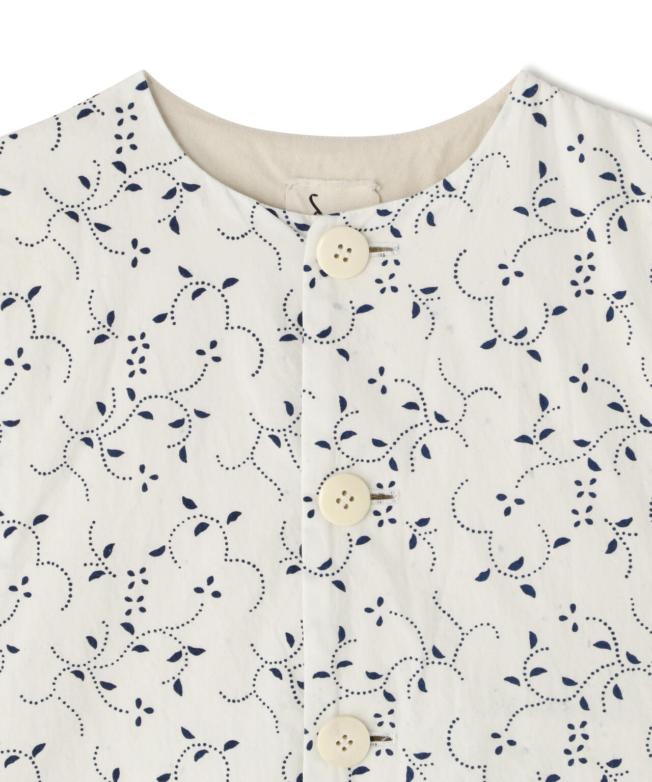 quitan / TRANSYLVANIAN INDIGO PRINT FLIGHT GILET