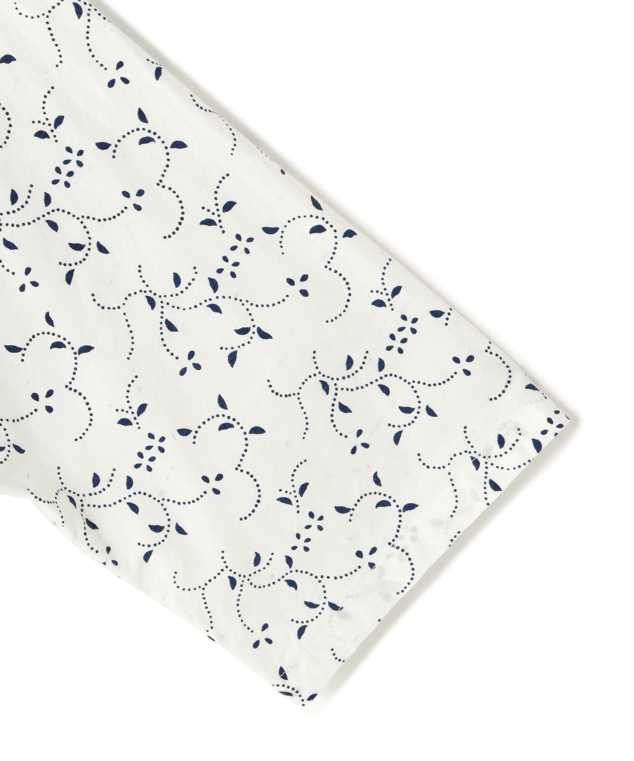 quitan / TRANSYLVANIAN INDIGO PRINT SAILOR SHIRT