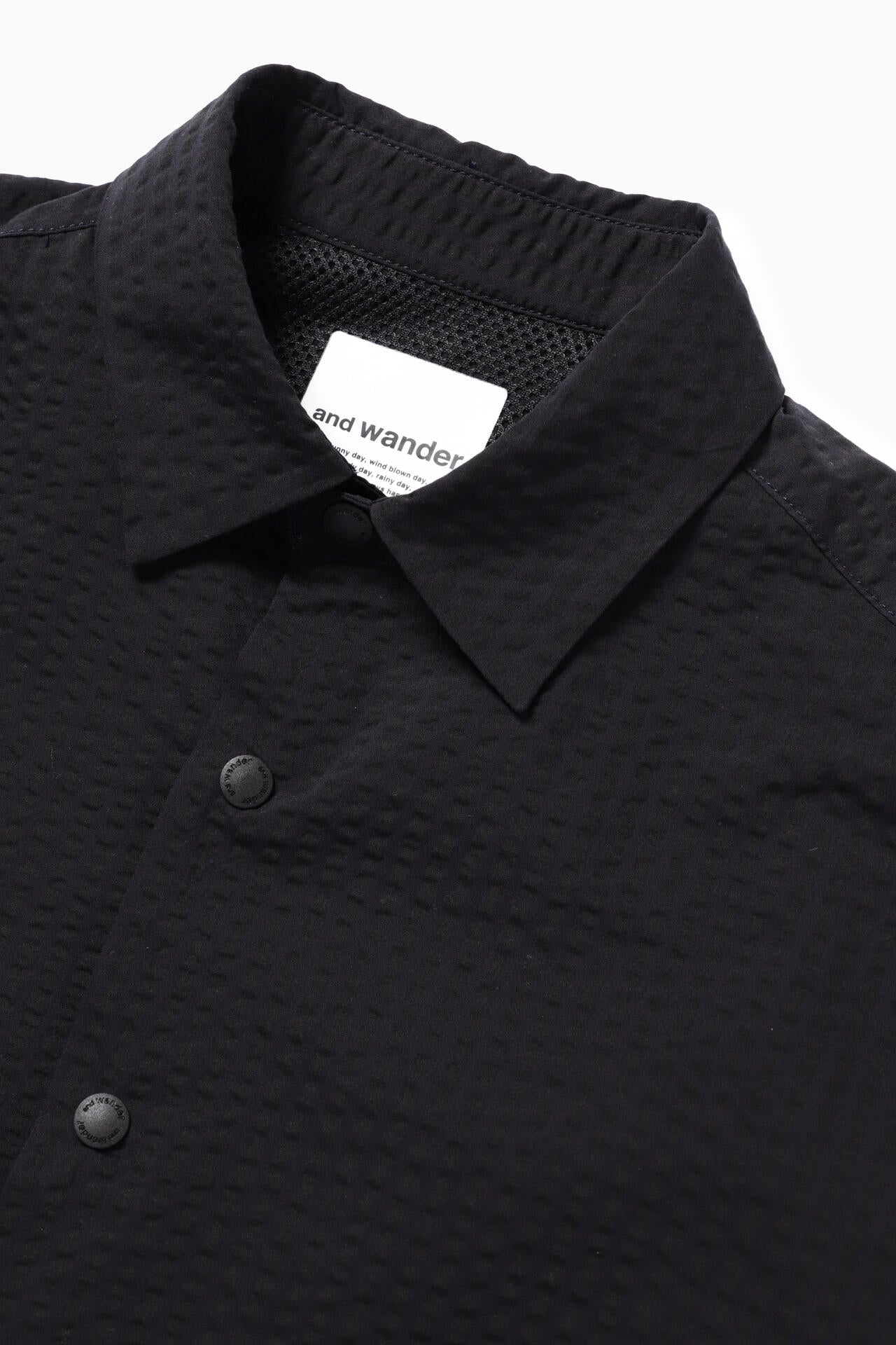 Dry soft seersucker SS shirt
