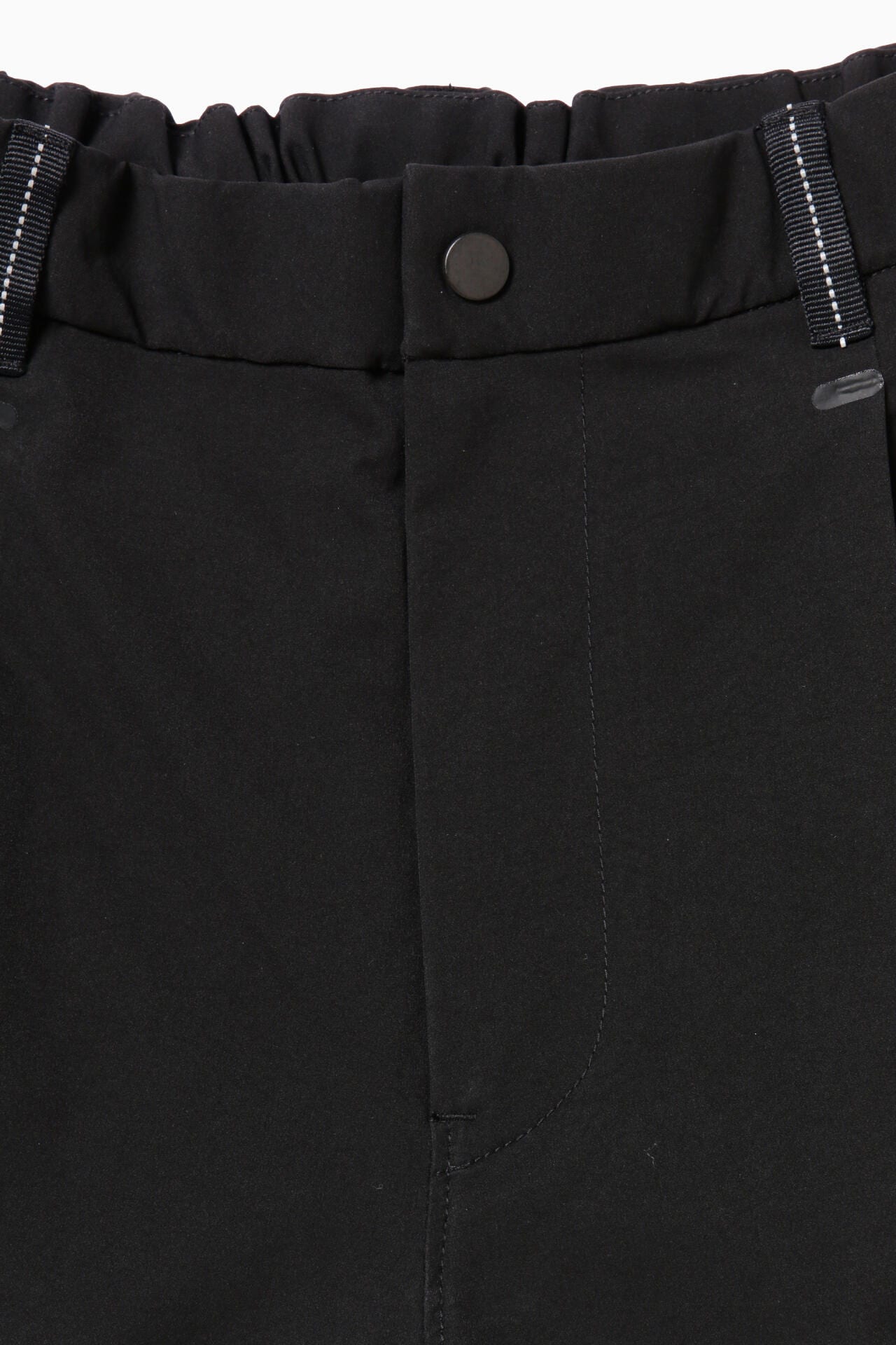 plain wide stretch pants
