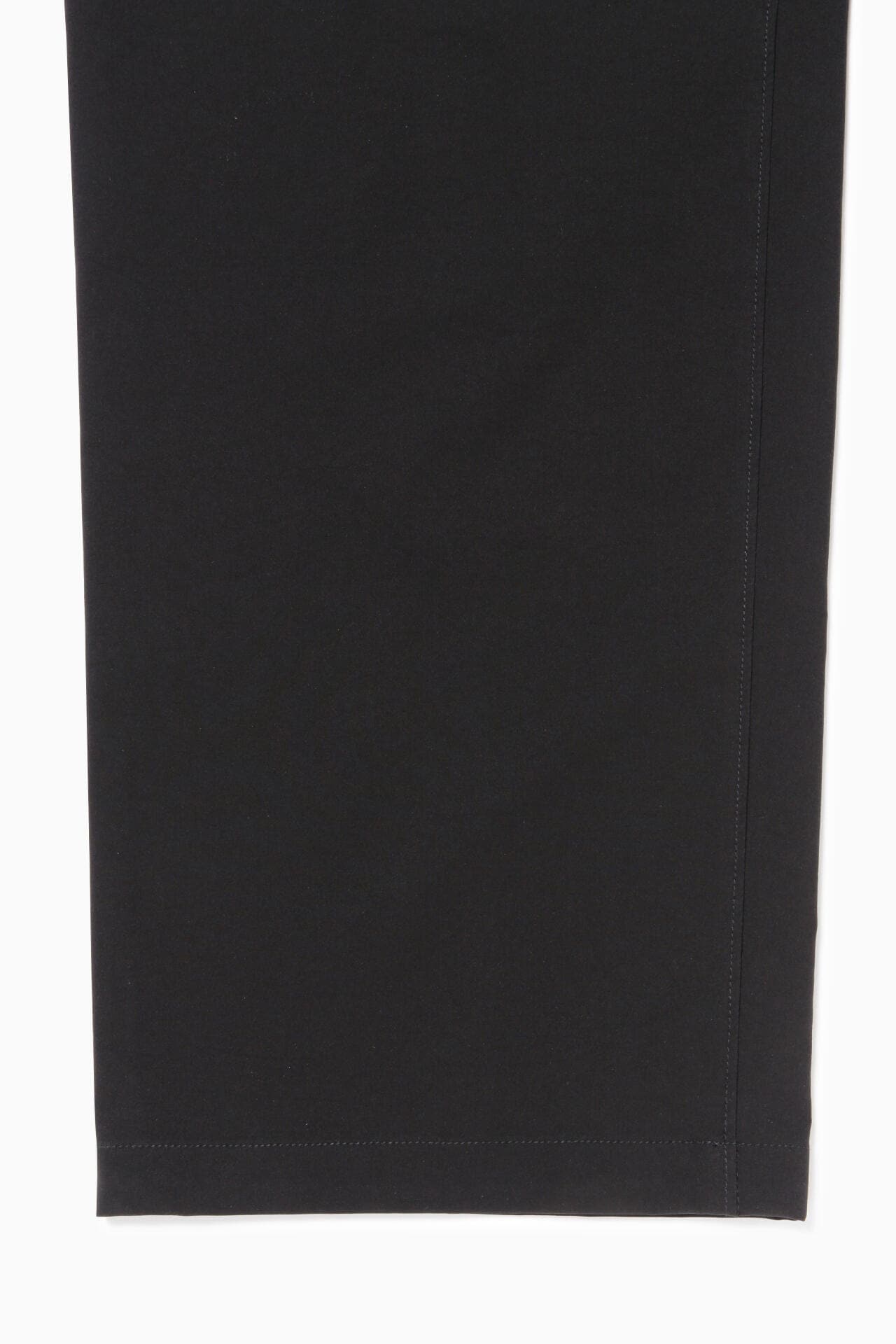 plain wide stretch pants