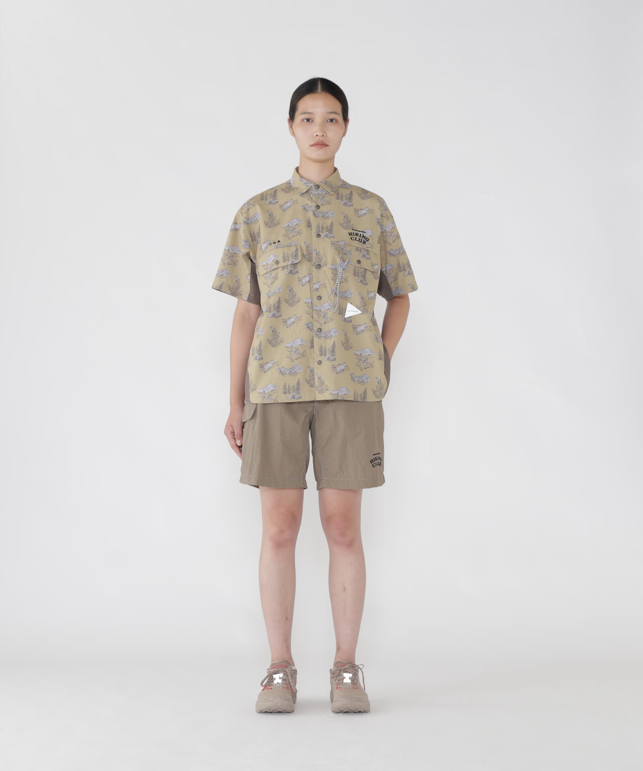 hiking club Ny taffeta hiker short pants