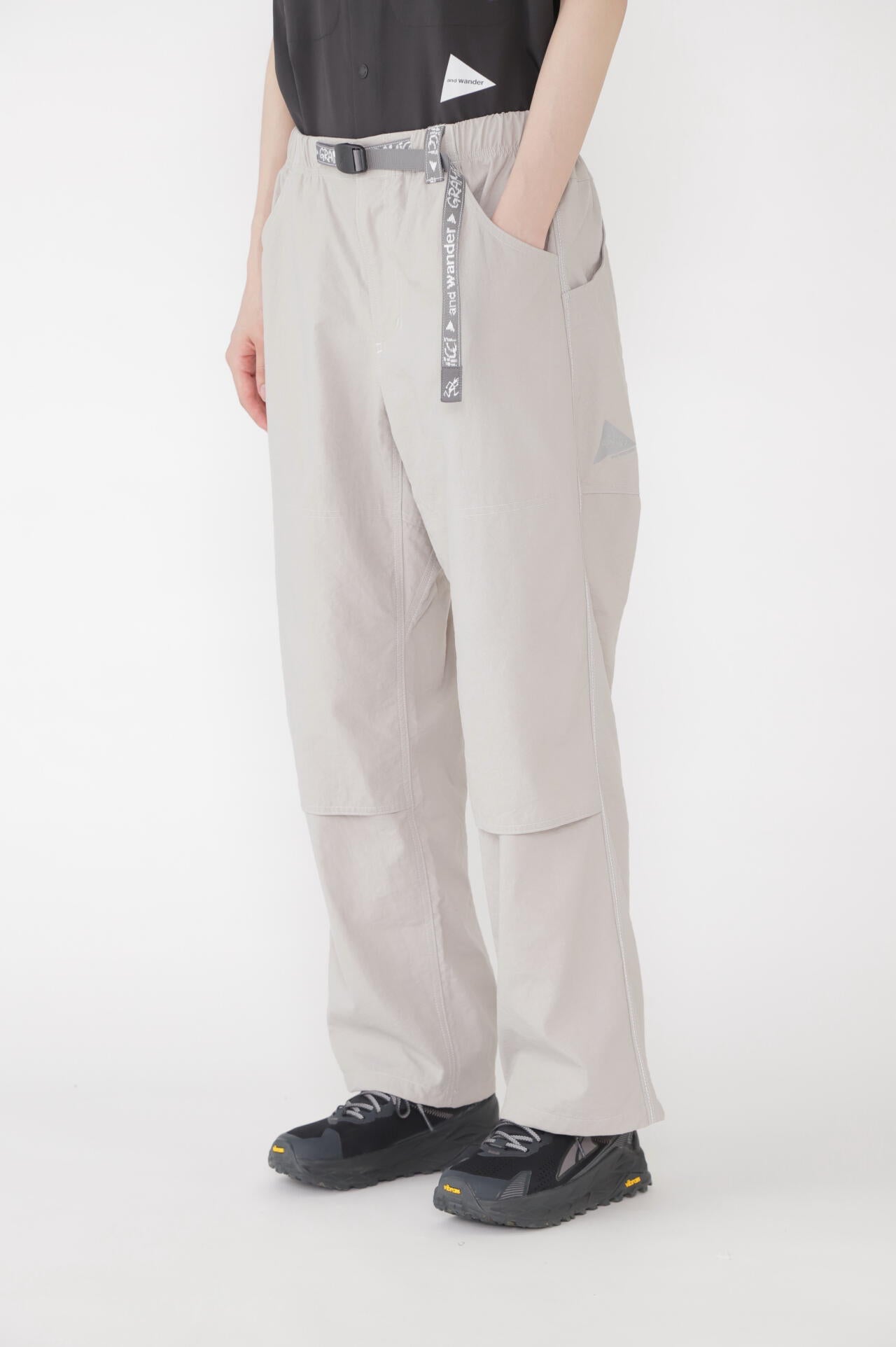 GRAMICCI × and wander nylon double knee pant