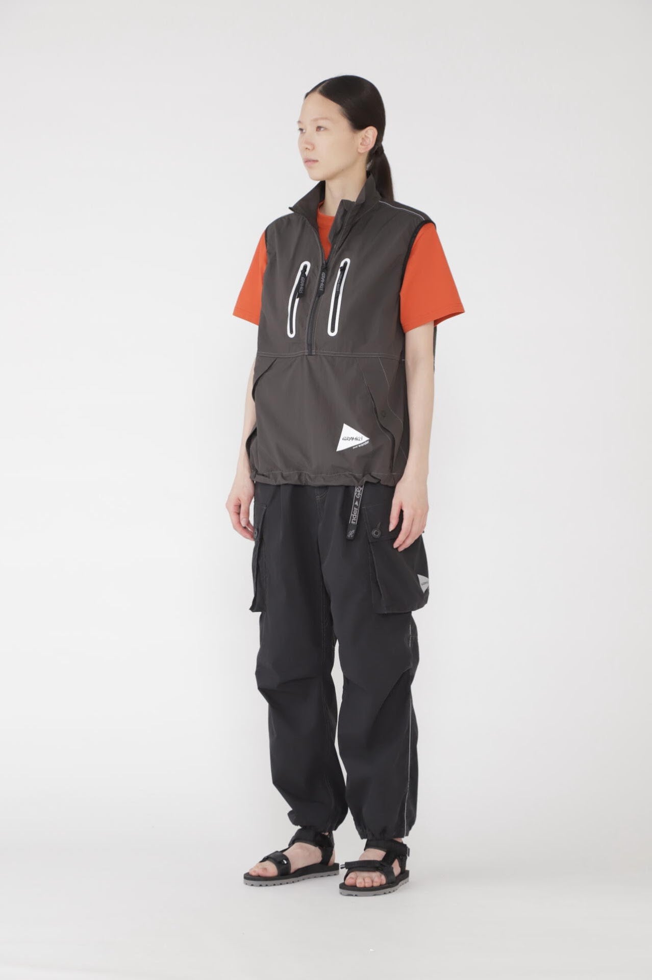 GRAMICCI × and wander military wide pant