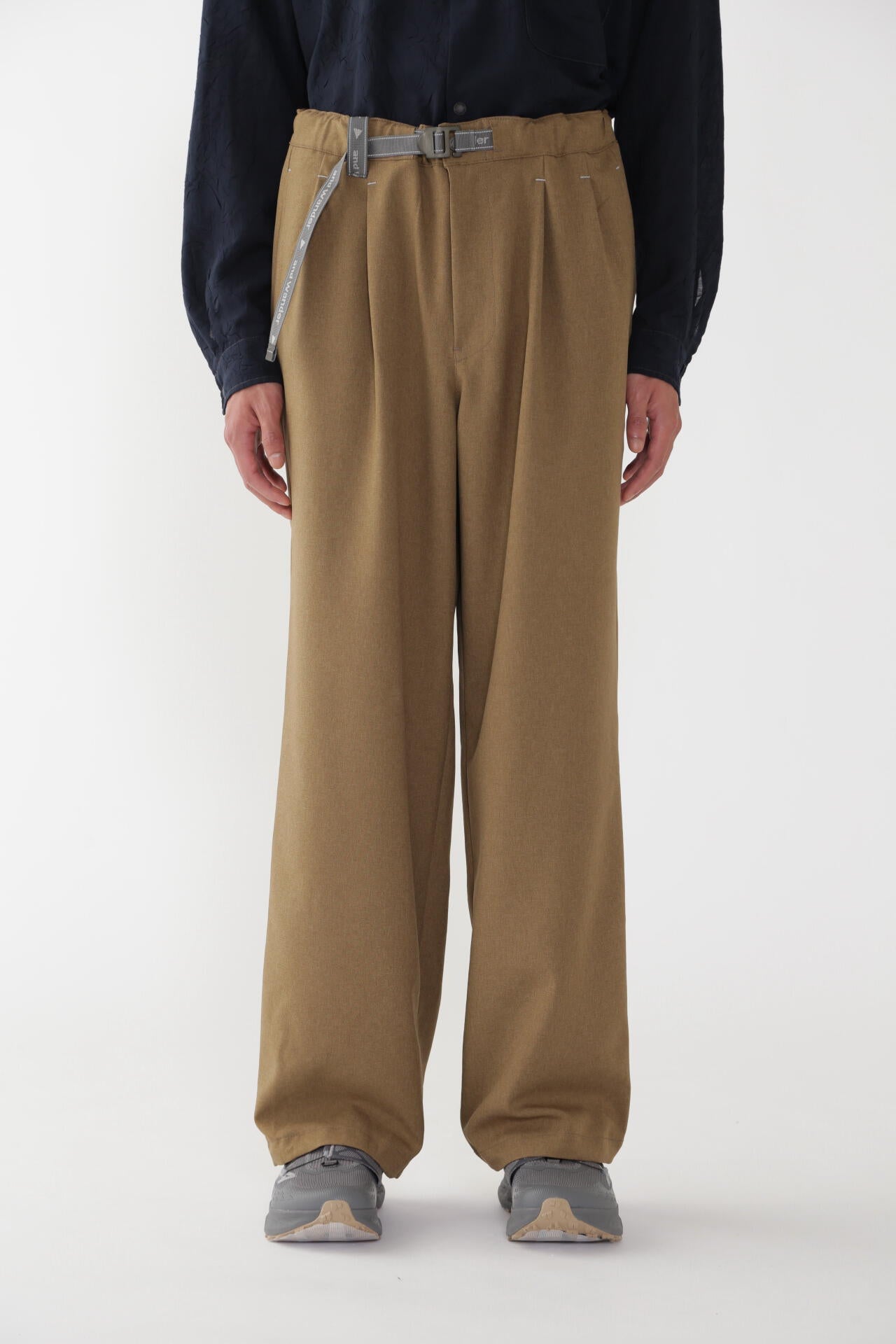 PE melange twill pants