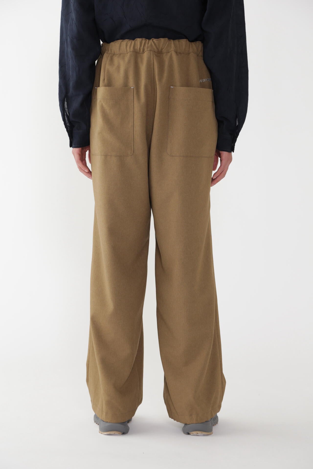 PE melange twill pants