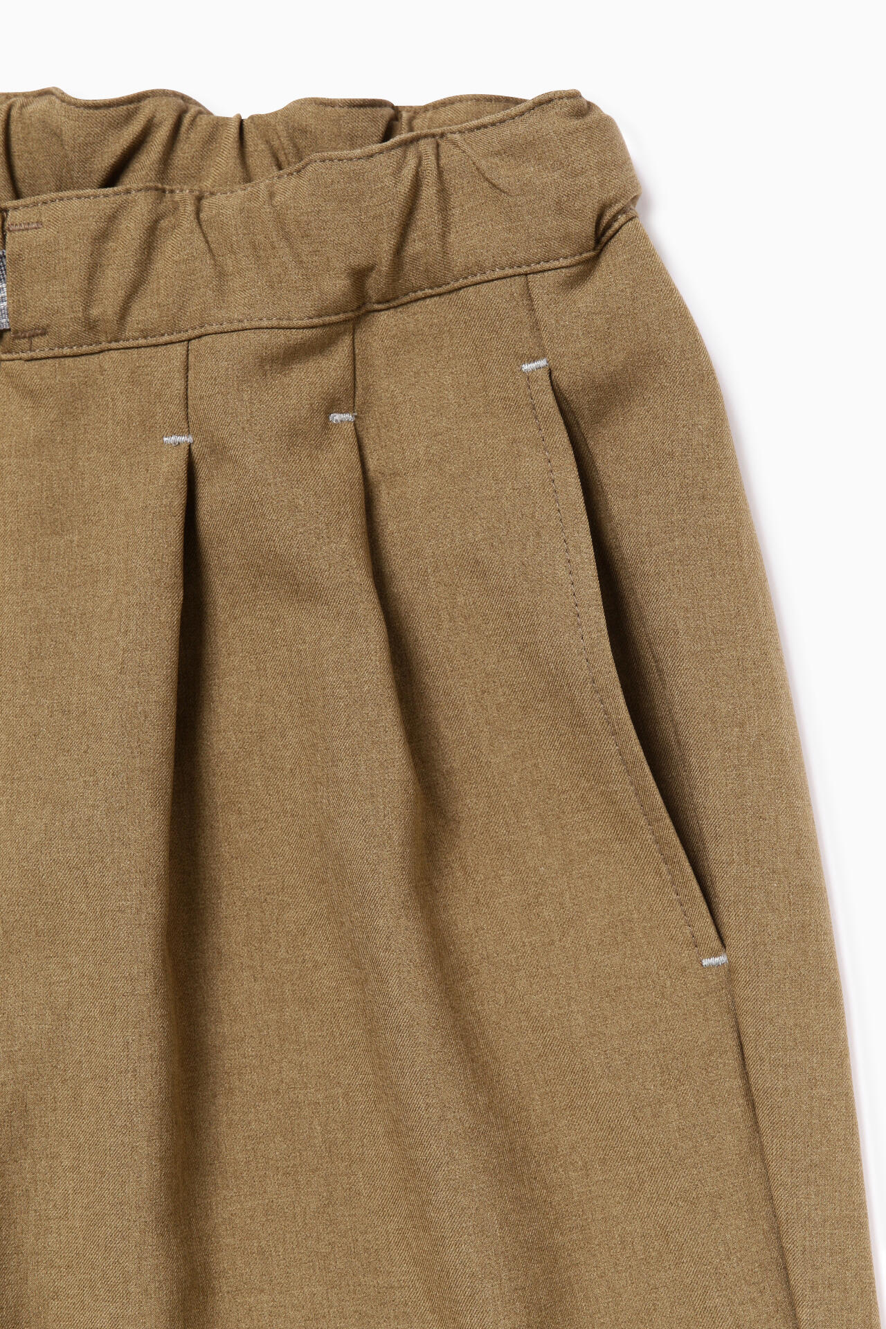 PE melange twill pants