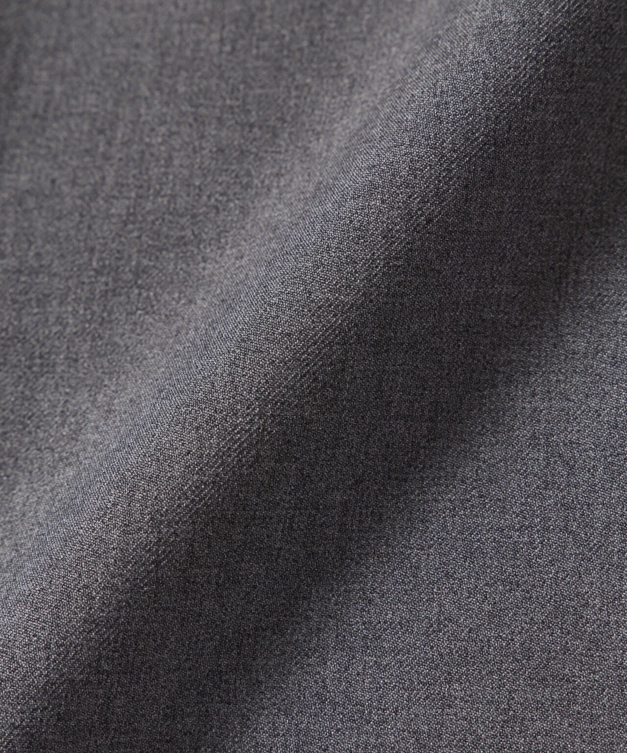 PE melange twill wide pants