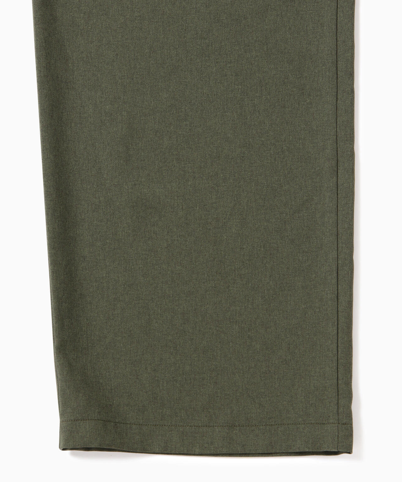 PE melange twill wide pants