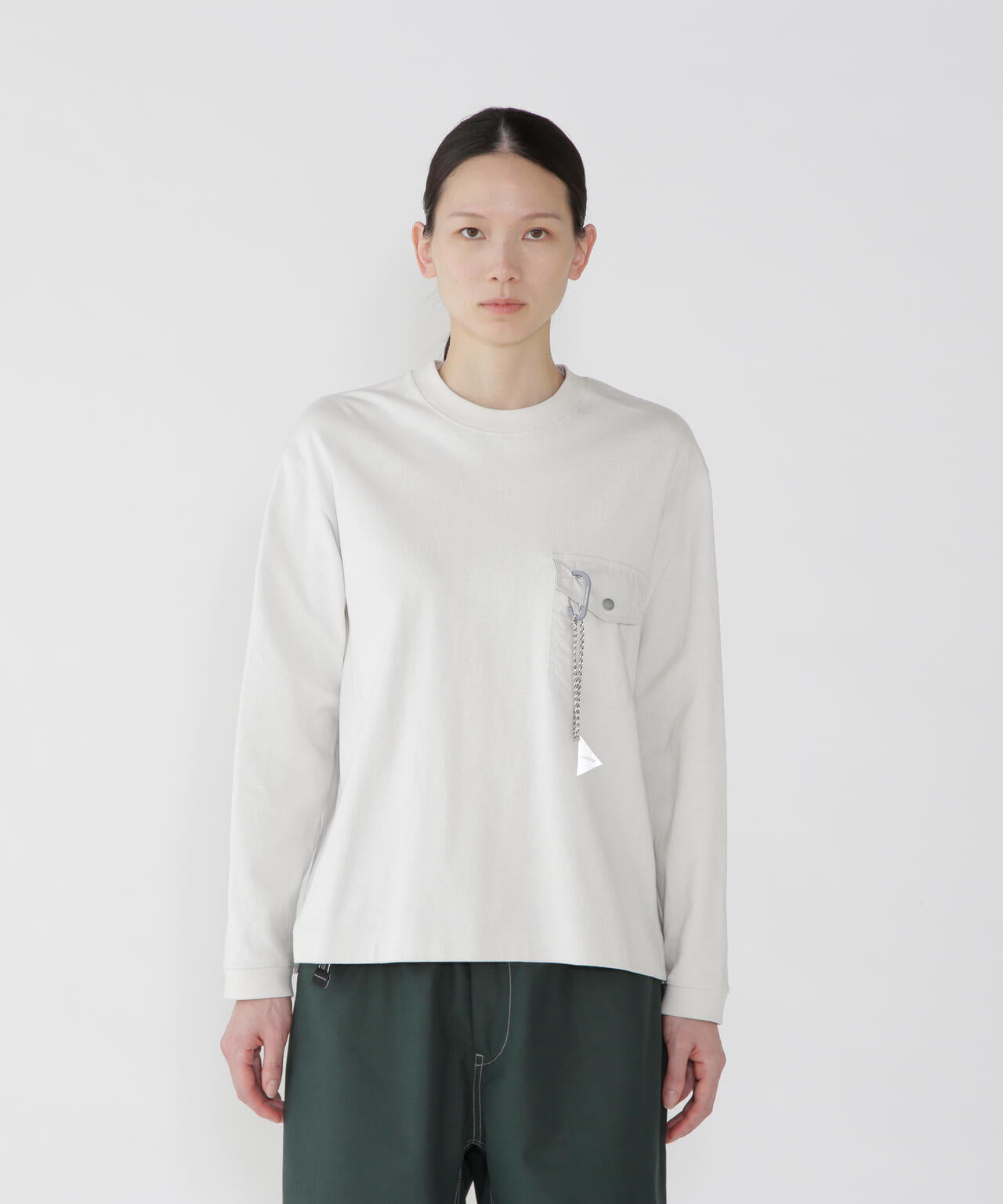 heavy cotton pocket LS T