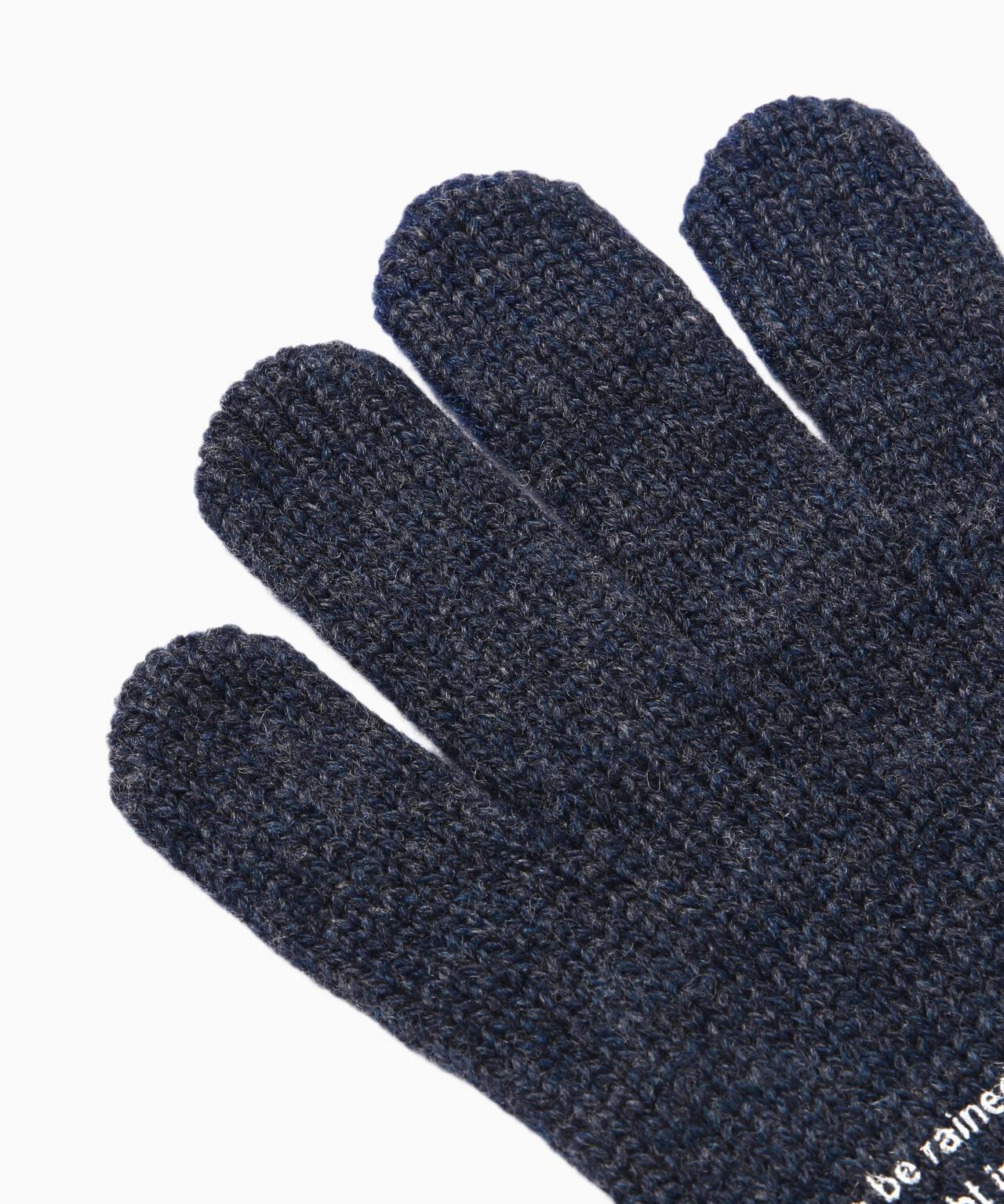 wool knit glove