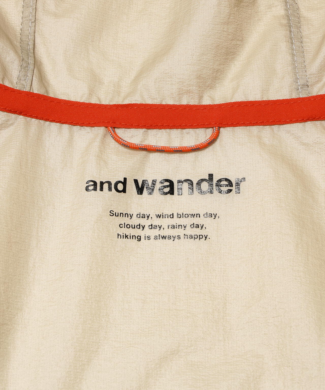Altra × and wander  ventilation wind jacket
