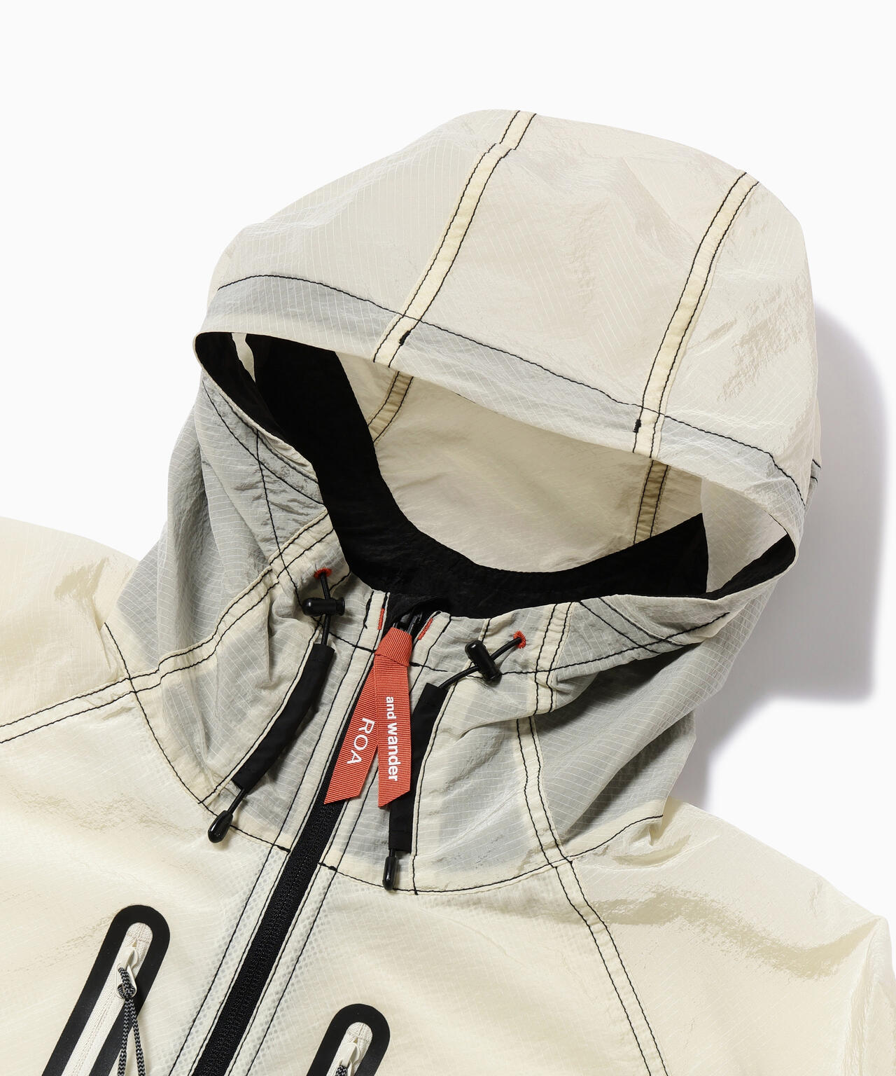 ROA × and wander  ripstop wind jacket  