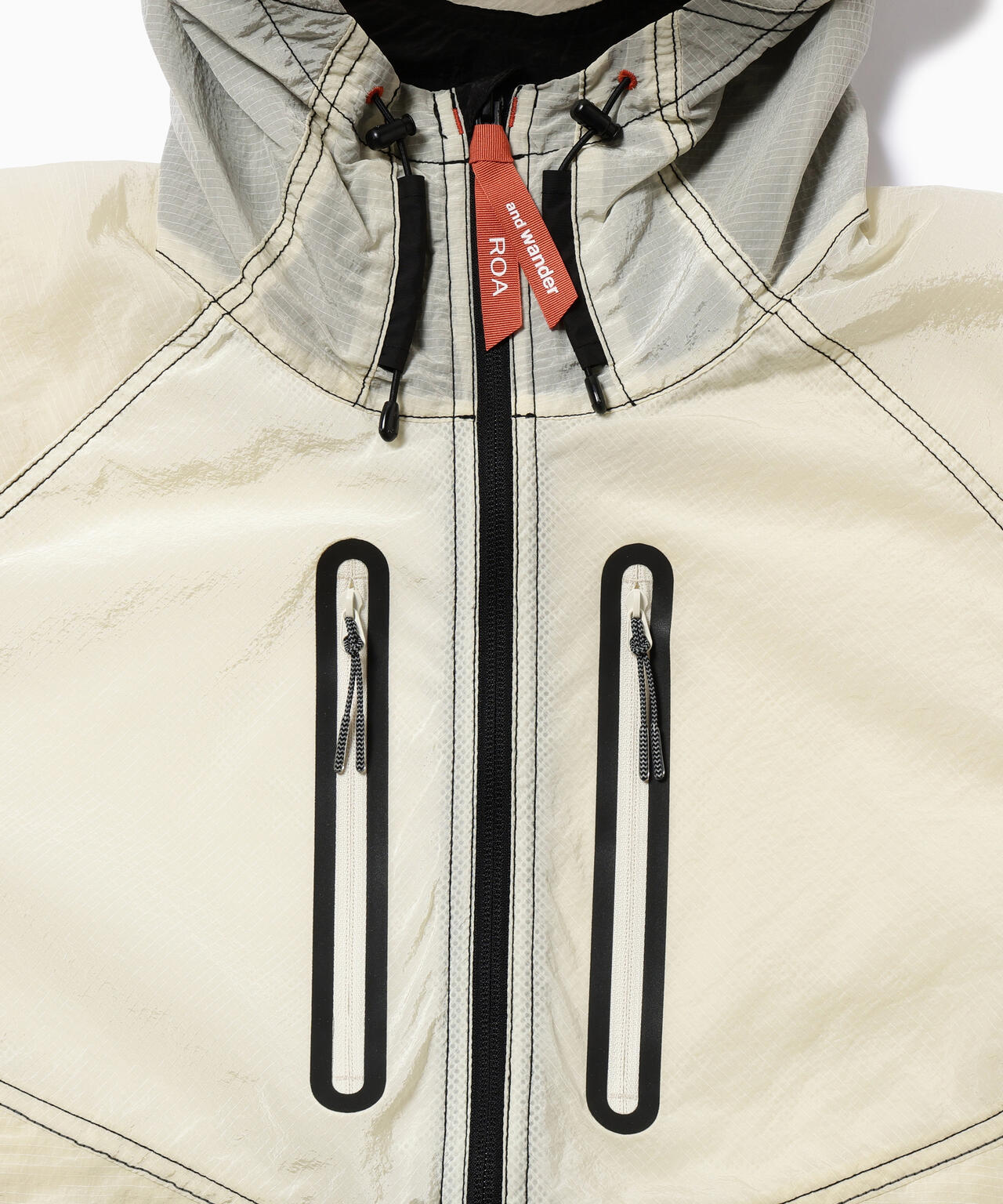 ROA × and wander  ripstop wind jacket  