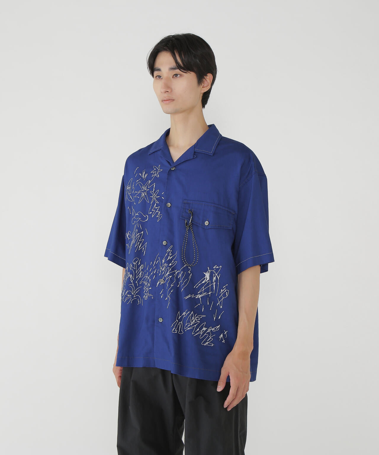 reflective embroidery shirt