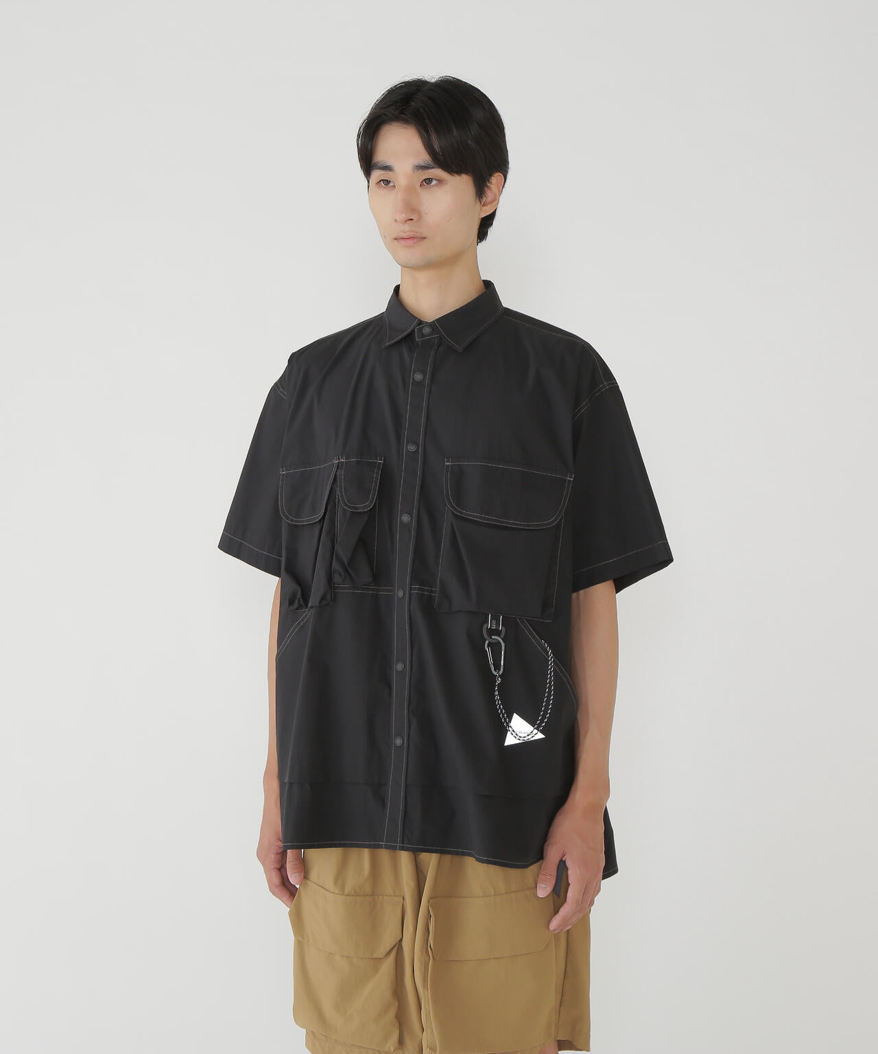 multi pocket SS shirt (M)