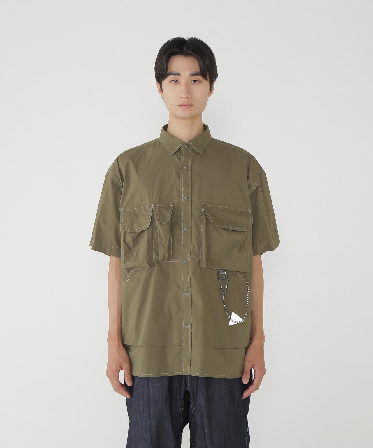 multi pocket SS shirt (M)