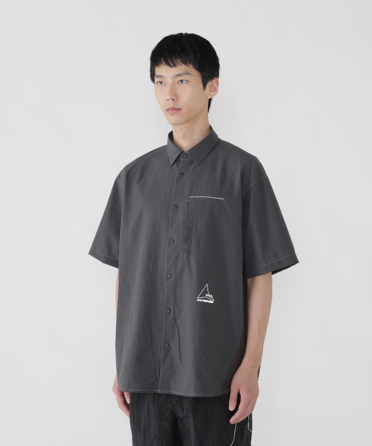 ROA × and wander  breathable shirt