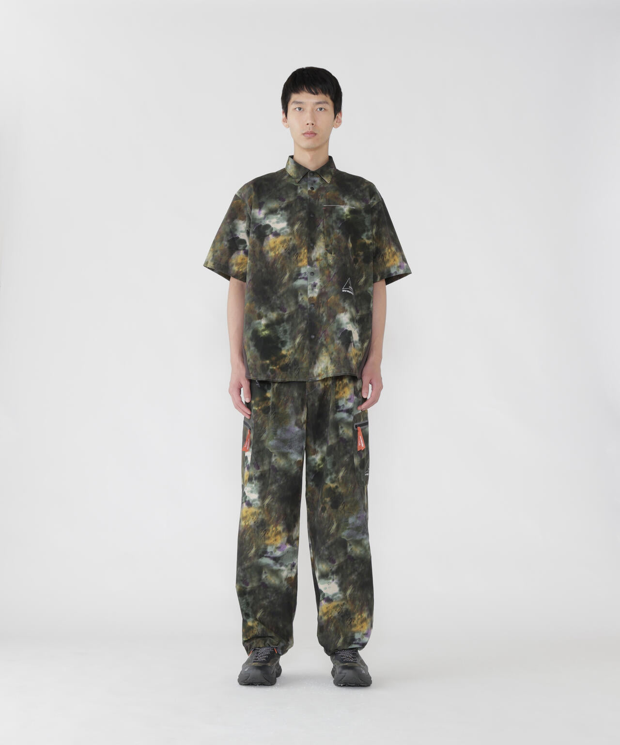 ROA × and wander  printed breathable shirt