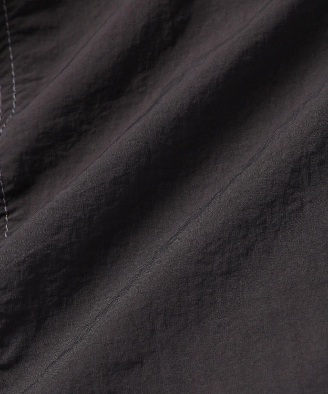 crinkled nylon pants