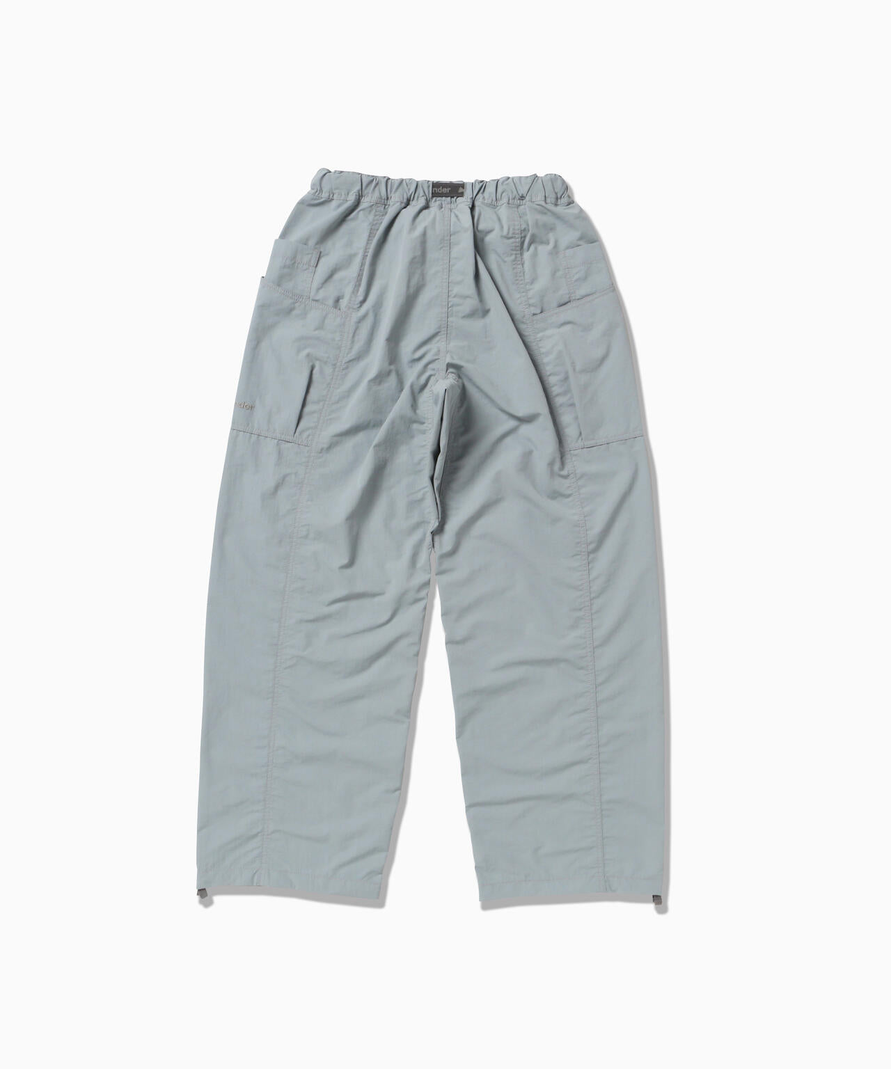 crinkled nylon pants