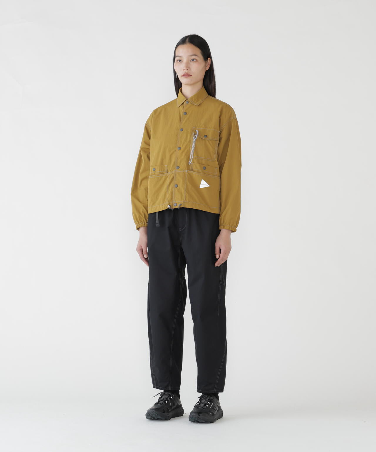 crinkled nylon shrits jacket