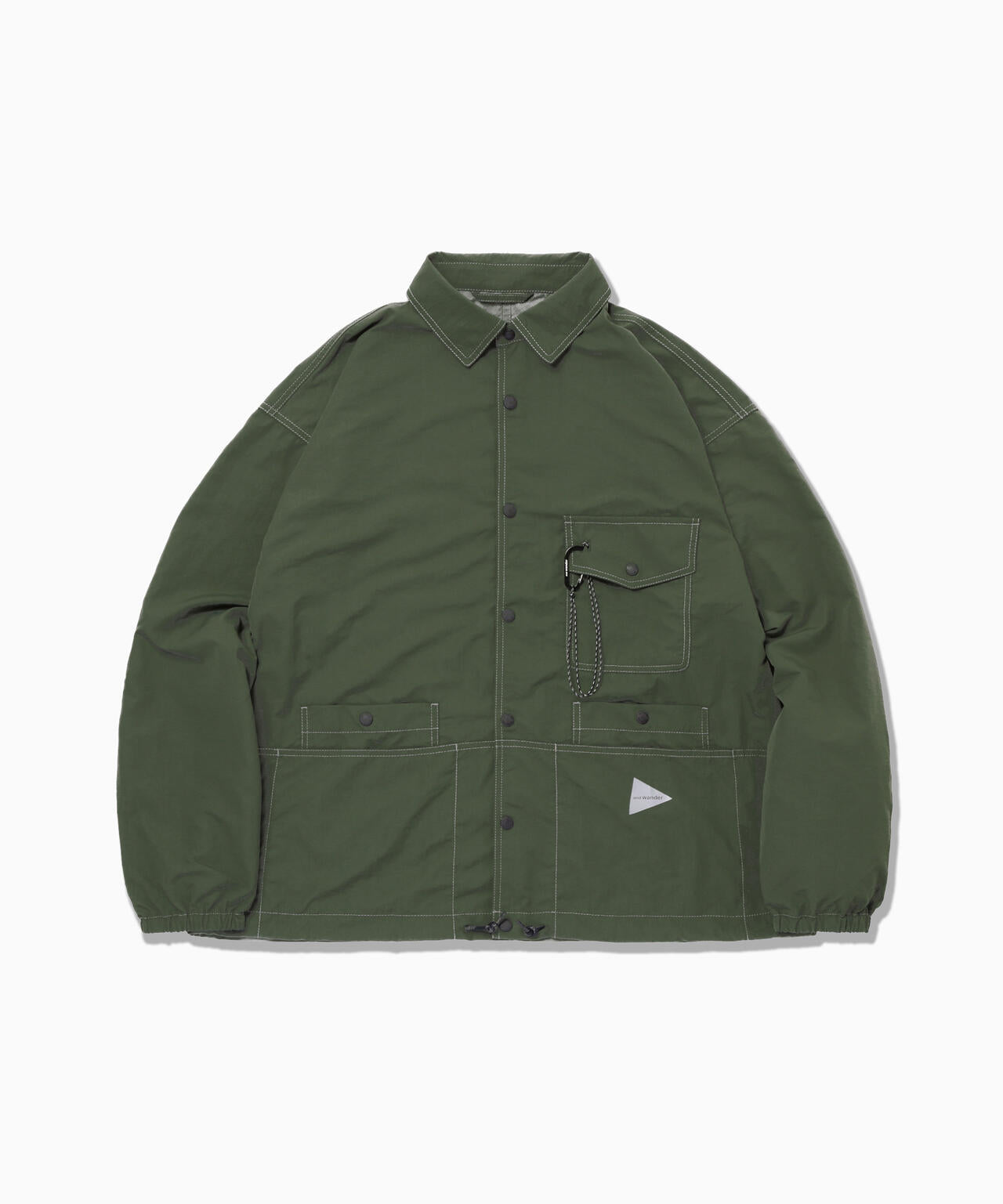 crinkled nylon shrits jacket