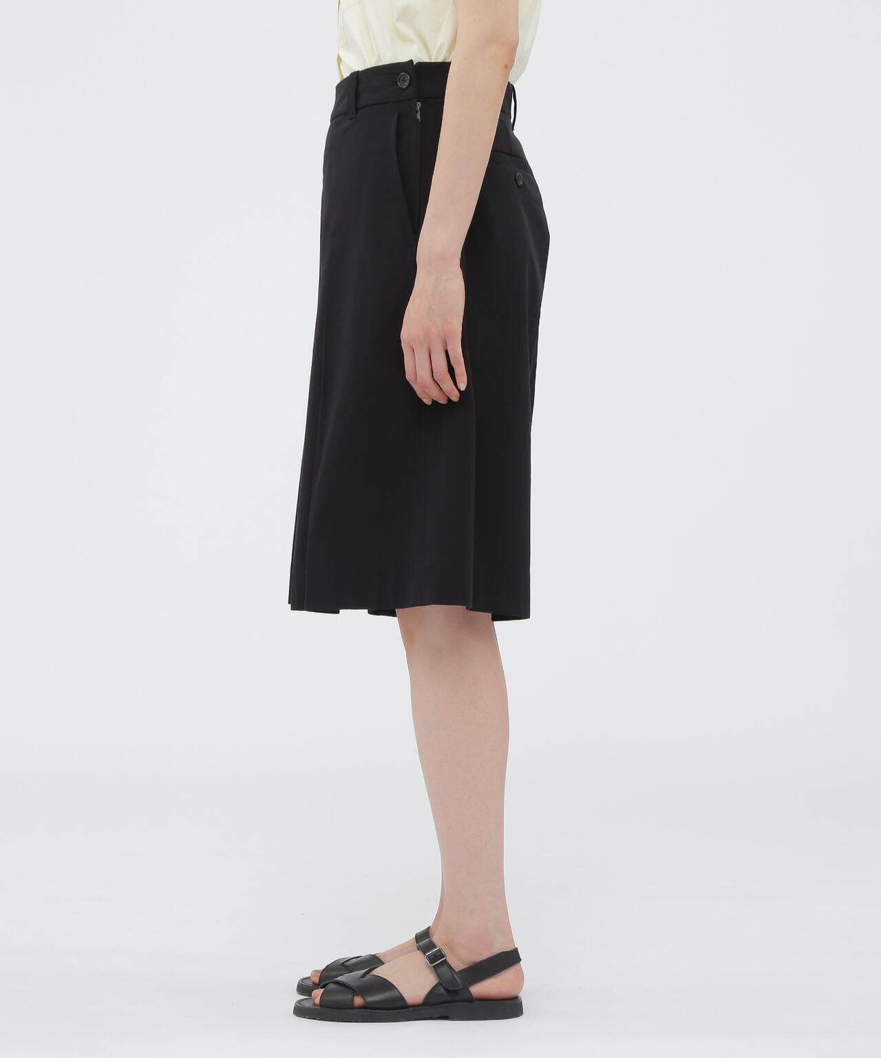 HIGH TWIST COTTON TWILL TROUSERS