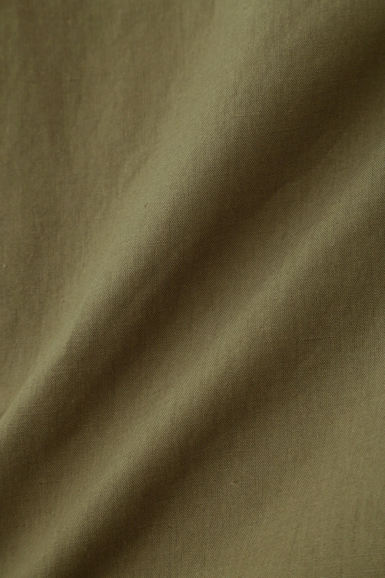 PLAIN WEAVE COTTON LINEN TROUSERS