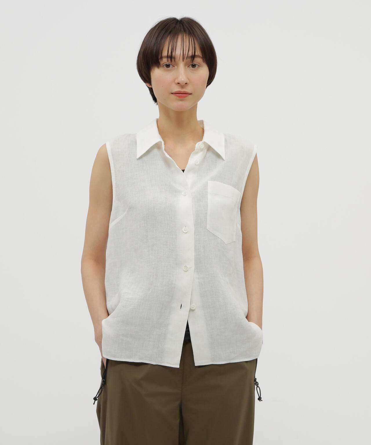 LINEN CHAMBRAY SHIRT