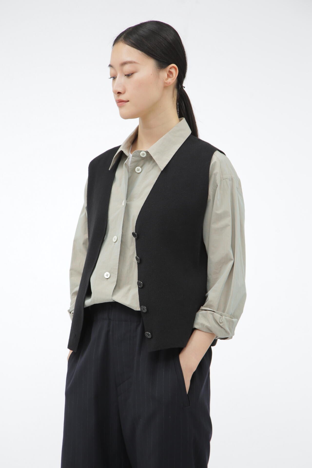 RIBBED COTTON CASHMERE