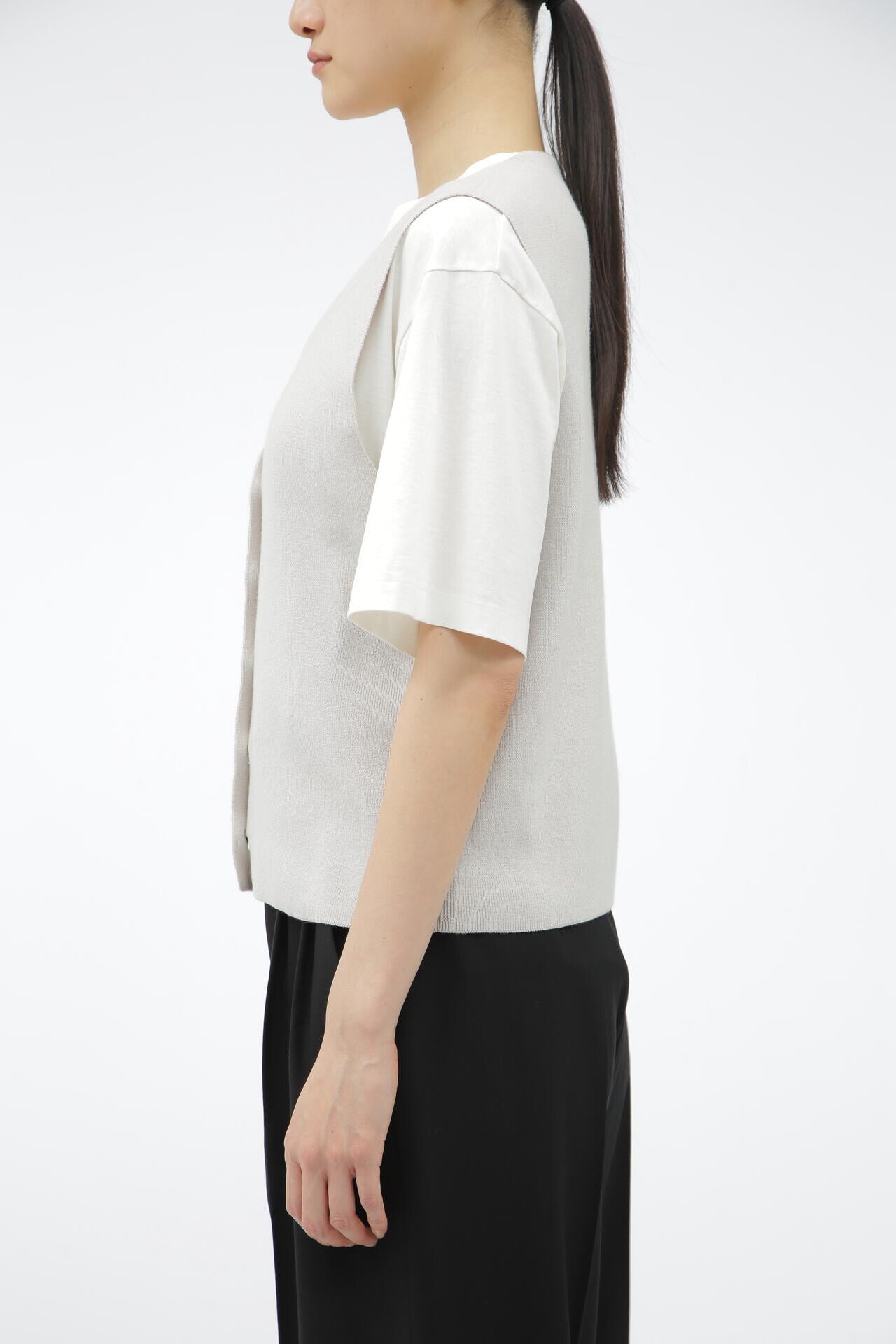 RIBBED COTTON CASHMERE