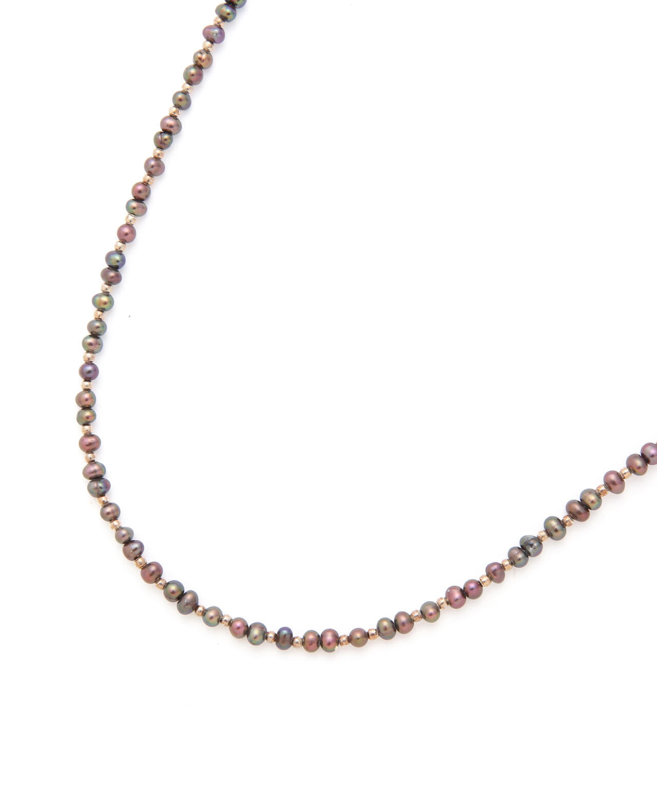 PLATED GOLD BEADS + PEARL