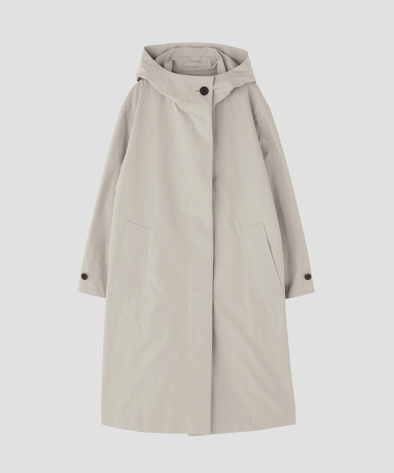 DENSE COTTON POPLIN COAT