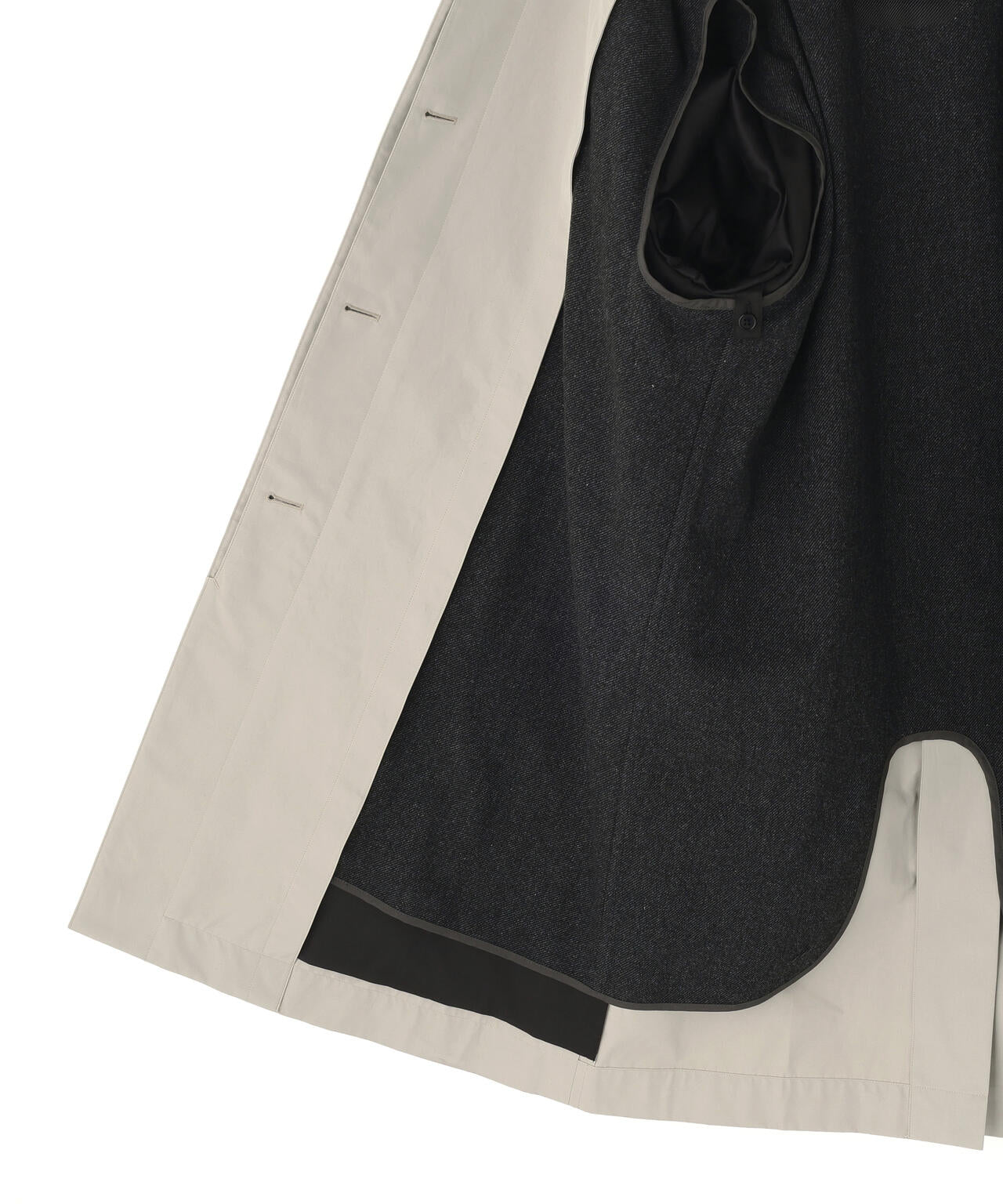 DENSE COTTON POPLIN COAT