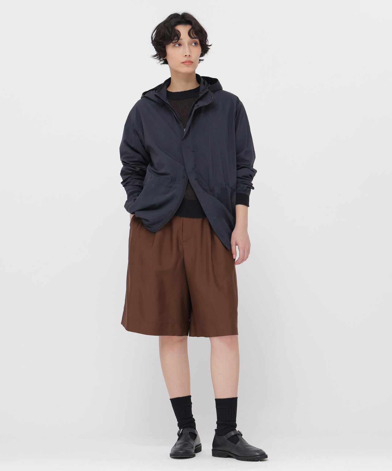 MATT SILK TROUSERS