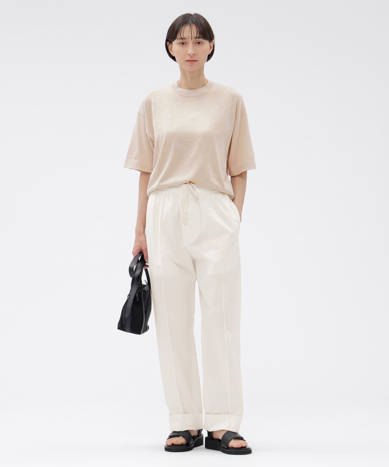 LIGHT COTTON TWILL TROUSERS